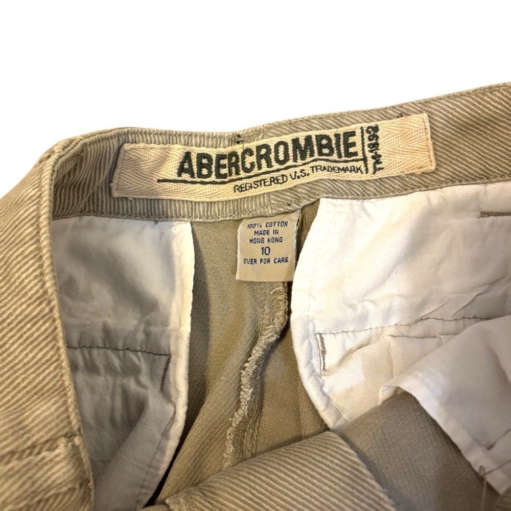 Abercrombie & Fitch Vintage Straight Leg Pants in Light Tan Size 10, 100% cotton - Picture 4 of 4